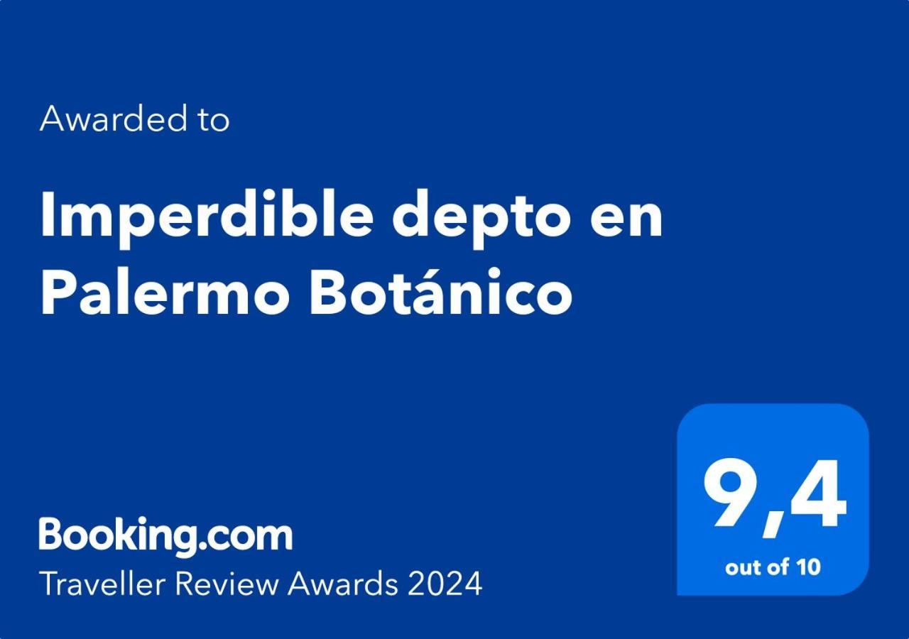 Imperdible En Palermo Botanico La Rural Seguridad 24Hs Lejlighed Buenos Aires Eksteriør billede